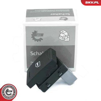 Imagen de ESEN SKV 37SKV419 Interruptor, elevalunas Atrás derecha SKODA: Octavia II Hatchback, 2 Combi, Yeti