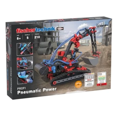 Imagen de fischertechnik PROFI Pneumatic Power 533874 kit de construcción, juguete educativo para niños, 5 modelos, a partir 8 años