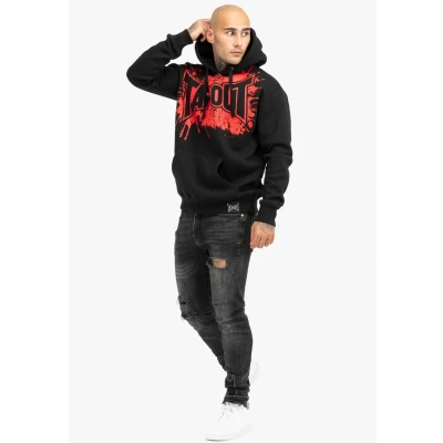 Imagen de Tapout Pacomila Sudadera con, Negro/Rojo, 3XL para Hombre