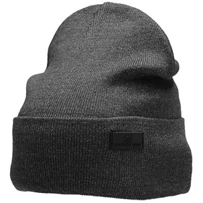 Imagen de 4F H4Z22 CAM004 Gorro, Middle Grey Melange, One Size para Hombre