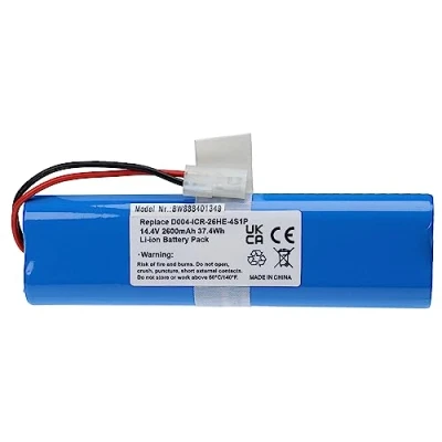 Imagen de vhbw Batería Compatible con 360 S6 aspiradora (2600 mAh, 14,4 V, Li Ion)