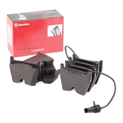 Imagen de BREMBO P 85 132 Juego de pastillas freno con contacto avisador desgaste Chapa antichirridos sin accesorios AUDI: A4 B7 Berlina, Avant