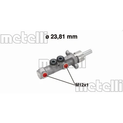 Imagen de METELLI 05 0572 Cilindro Maestro de Freno 23,81 Aluminio RENAULT: MASTER 2 Kasten