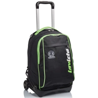 Imagen de Invicta Mochila con Rueda, NEW Tech KUPANG Bolsa ruedas para libros, 3 en 1, Desmontable+Trolley, chicos&amp;chicas la escuela, Deporte, Tiempo libre, Funda portátil, Negro