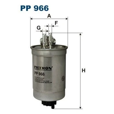 Imagen de Filtro combustible FILTRON PP 966