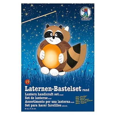 Imagen de URSUS Laternen Bastelset &quot;Waschbär&quot;