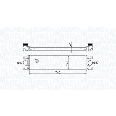 Imagen de MAGNETI MARELLI 351319204790 Intercooler RENAULT: MASTER 2 Kasten, Pritsche/Fahrgestell