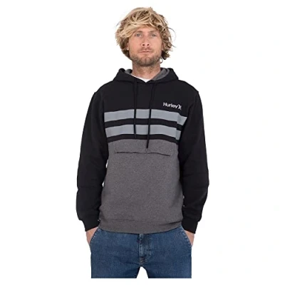 Imagen de Hurley M Oceancare Block Party Pullover Sudadera, Black, S Hombre