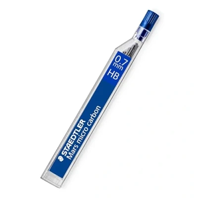 Imagen de STAEDTLER 250 07 HB Minas de repuesto , 0.7mm (1 pack con 12 minas)