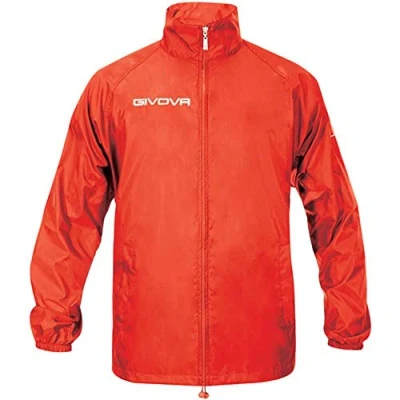 Imagen de GIVOVA Rain Basico Chaqueta de Lluvia, Rojo, 3XL Unisex Adulto