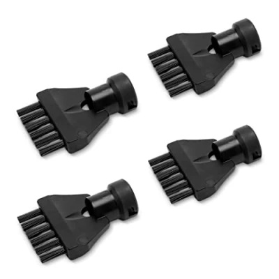 Imagen de Kärcher Juego de cepillos para las limpiadoras a vapor Kärcher, 4 con cerdas negras, juntas y azulejos