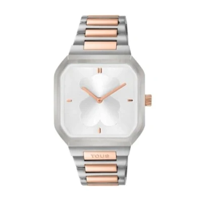Imagen de TOUS Reloj D Bear Analógico Mujer (Plata y Oro Rosa)