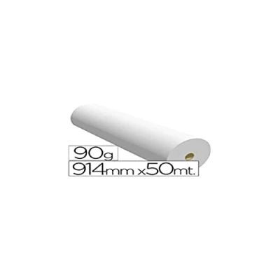 Imagen de Papel reprografia para plotter 914mmx50mt 90gr impresion ink jet