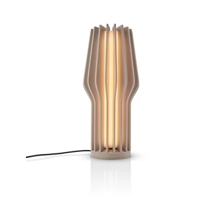 Imagen de Lámpara de mesa LED recargable Eva Solo Radiant, beige, caucho, IP44