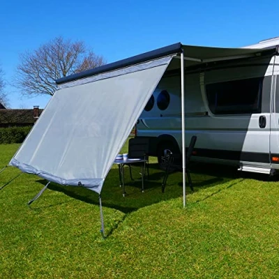 Imagen de your GEAR Sun &amp; Rain Blocker Toldo delantero y paredes laterales para toldo, varios tamaños, protección UPF 50+, columna de agua 5000 mm, 3 refuerzos con diámetro 4,3, 6,2 7 ancho