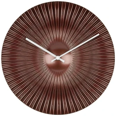 Imagen de TFA Dostmann Rococo 60.3520.51 Reloj de Pared (33 cm), diseño Moderno y Elegante, Color Cobre