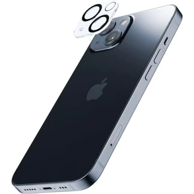 Imagen de Protector cámara móvil CellularLine CAMERALENSIPH14, Para Apple iPhone 14 o Plus, Transparente