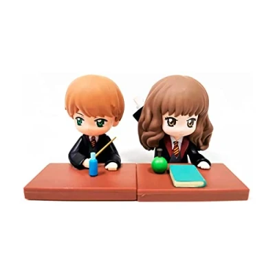 Imagen de Bizak Harry Potter Pack de 2 figuras 8 cm edición coleccionista, gran nivel detalle, 13 coleccionables, surtido diferentes personajes, recomendado a partir 3 años (64115016)