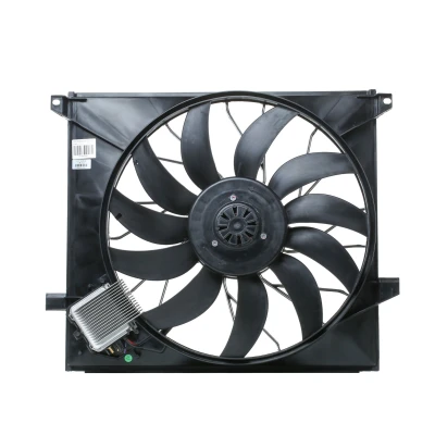 Imagen de NRF 47446 Ventilador de radiador 530 12 850 con bastidor (armazón), Motor sin escobillas unidad control MERCEDES BENZ: Clase ML