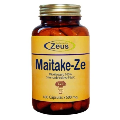 Imagen de Maitake ZE contribuye al funcionamiento normal del sistema inmunitario Complemento Alimenticio a base de y Vitamina C 100% Vegano 180 Cápsulas Vegetales