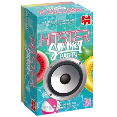Imagen de Hitster Summer Party Juego de Mesa Fiesta Musical, Cartas y Preguntas para barbacoas, Noches Citas Fiestas en el jardín Más 300 Canciones Nuevas Adivina la canción, año Artista