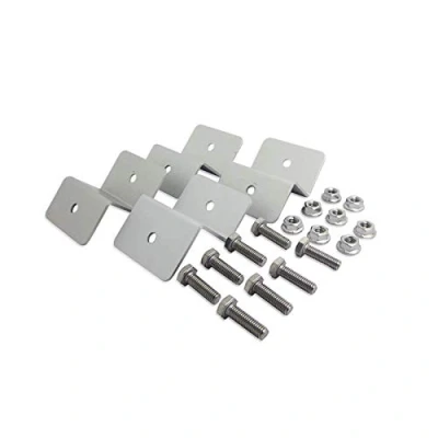 Imagen de enjoy solar Soporte en Z de aluminio 50 mm para módulos solares enmarcados, apto todos los anchos módulo (incluye tornillos y tuercas)