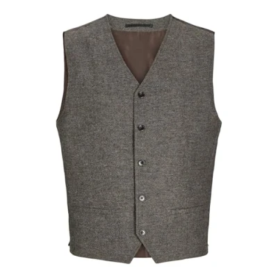 Imagen de Jack &amp; Jones Premium Jprwinter Twill Waistcoat Chaleco, Hombre, Talla: 46, Dark brown