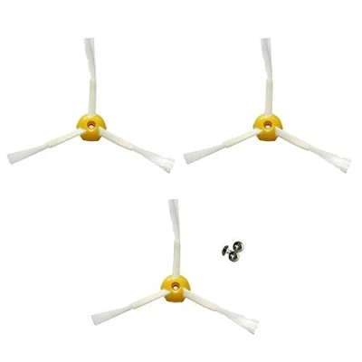 Imagen de MIRTUX Reemplazo de Pack 3 cepillos Laterales Compatible con Roomba 500, 600 y 700. Kit aspas astas. Repuestos máxima Calidad