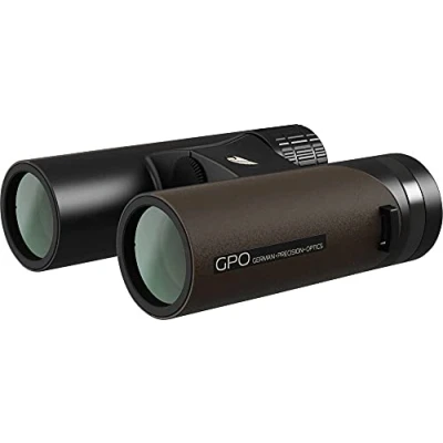 Imagen de GPO German Precision Optics B303 4260527410355 Prismáticos (8 x 32 mm), Color marrón y Negro