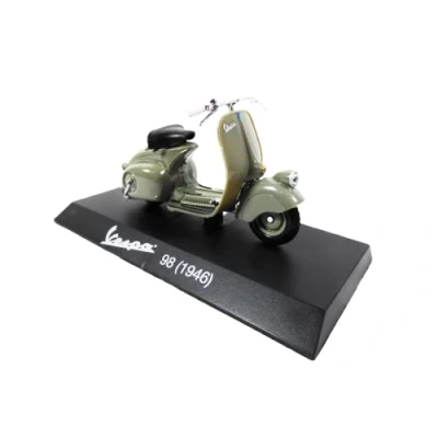 Imagen de OPO 10 Colección Scooter en Miniatura 1/18 Compatible con Piaggio Vespa 98 del Gris 1946 Ves0005