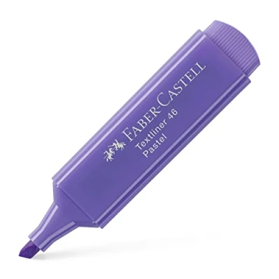 Imagen de Rotulador faber fluorescente 1546 color pastel lila