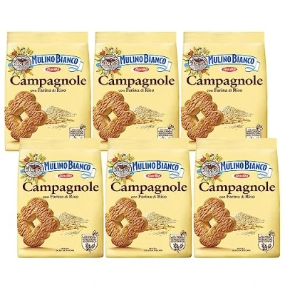 Imagen de MULINO BIANCO Campagnole galletas de pastaflora con harina arroz 700g (Campagnole, x6)