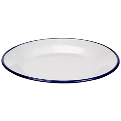Imagen de Ibili Plato Llano ESMALTADO 24 CM, Stainless Steel, weiß