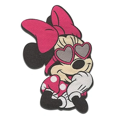 Imagen de Disney © Minnie Mouse Comic Niños Parches Termoadhesivos Bordados Aplique Para Ropa, Tamaño: 8,3 x 4,7 cm