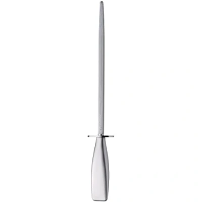 Imagen de WMF Grand Gourmet Afilador 36 cm con Varilla Insertada de Acero Templado Completamente Forjado, Grano Fino para Cuchillos Borde Recto
