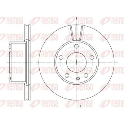 Imagen de REMSA 6298.10 Disco de freno Eje delantero 280, 280 22 5 ventilado BMW: 7, 6 Coupé