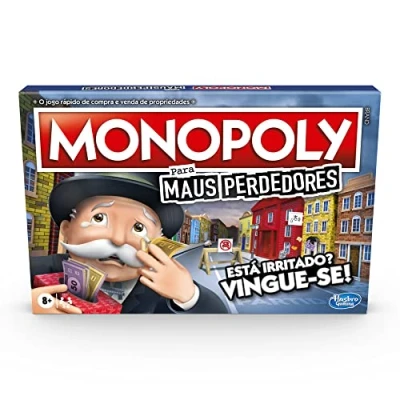 Imagen de Juego de Mesa Monopoly Malos Perdedores, a Partir 8 años