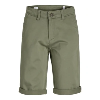 Imagen de Jack &amp; Jones JUNIOR JPSTBOWIE JJSHORTS Solid SA SN JNR Pantalones Cortos, Deep Lichen Green, 176 para Niños