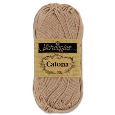Imagen de Frida&#039;s Wollhaus Scheepjes Catona 100% Algodón Lana Amigurumi 113 Colores (506 Caramel)