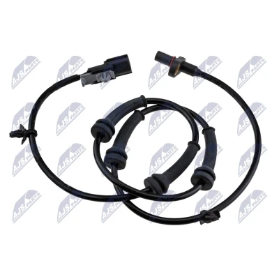 Imagen de NTY HCA NS 183 Sensor de ABS Eje trasero izquierda, trasero, derecha con cable para vehículos activo 2polos NISSAN: Qashqai 2