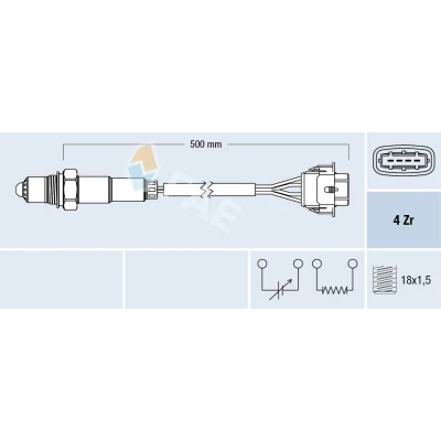 Imagen de Sonda lambda FAE 77303