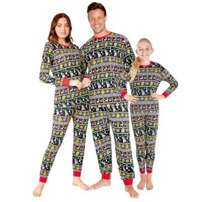Imagen de Shrek Pijamas de Navidad para Familia a Juego (Multi Niños, 11 12 Años)