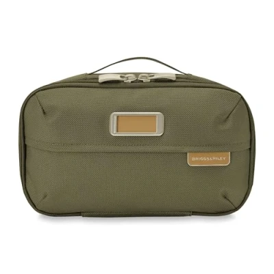 Imagen de Briggs &amp; Riley Baseline Neceser de Aseo, Verde Oliva, 11 Inch Expandable Essentials Toiletry Kit