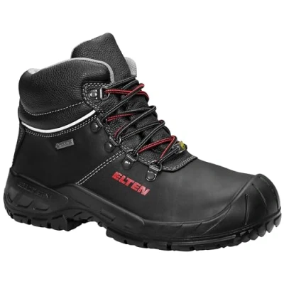 Imagen de ELTEN 765481 RENZO GTX XW ESD S3 Botas de seguridad (piel vacuno, talla 36 50, membrana Gore Tex), 41, Negro, 1