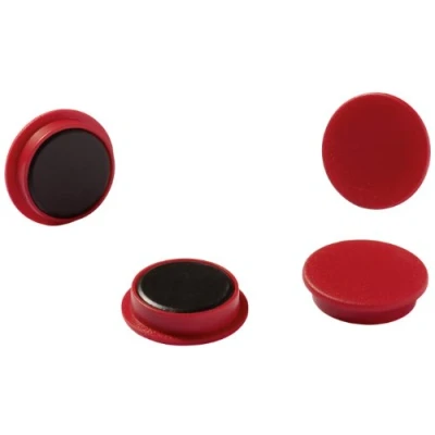 Imagen de Durable 475203 Imanes, embalaje industrial, 21 mm, 210p, rojo, 20 piezas
