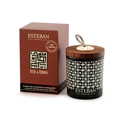 Imagen de Teck Tonka Vela Perfumada Recargable Esteban
