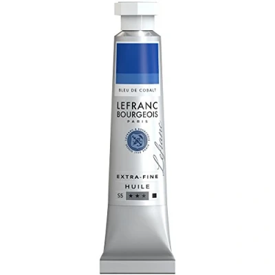Imagen de Lefranc Bourgeois Óleo Extra Fino 20ml Tubo de pintura, Azul Cobalto