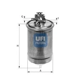 Imagen de UFI 24.426.00 Filtro Combustible Cartucho filtrante 8 VOLKSWAGEN: Polo III Hatchback, Lupo / 3L, SEAT: Arosa