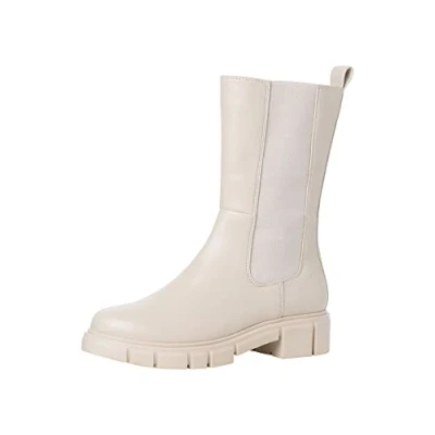 Imagen de MARCO TOZZI 2 25410 29, Botas estilo Chelsea para Mujer, Beige (Cream), 39 EU
