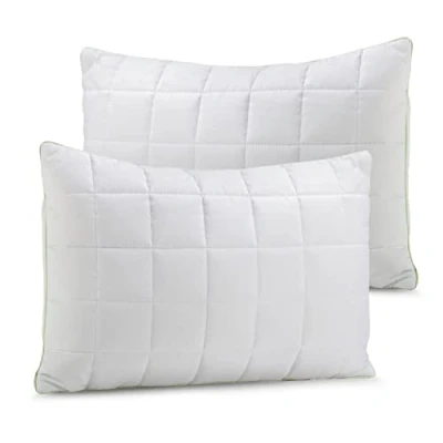 Imagen de VITAPUR Exclusivo Almohada Todler 40x60, Set de 2 Mi para Noches Tranquilas la Cama con Funda Antialérgica Certificada Öko Tex